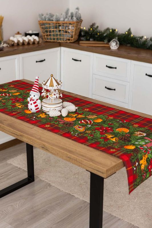 Доріжка (ранер) на стіл "Новорічна"